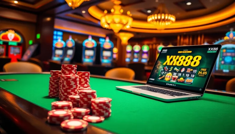 Experience the excitement of gambling at xx88 with stunning casino visuals and engaging gameplay.