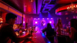 Experience the vibrant nightlife at Club SXM, featuring luxurious ambiance, elegant cocktails, and stunning performances.