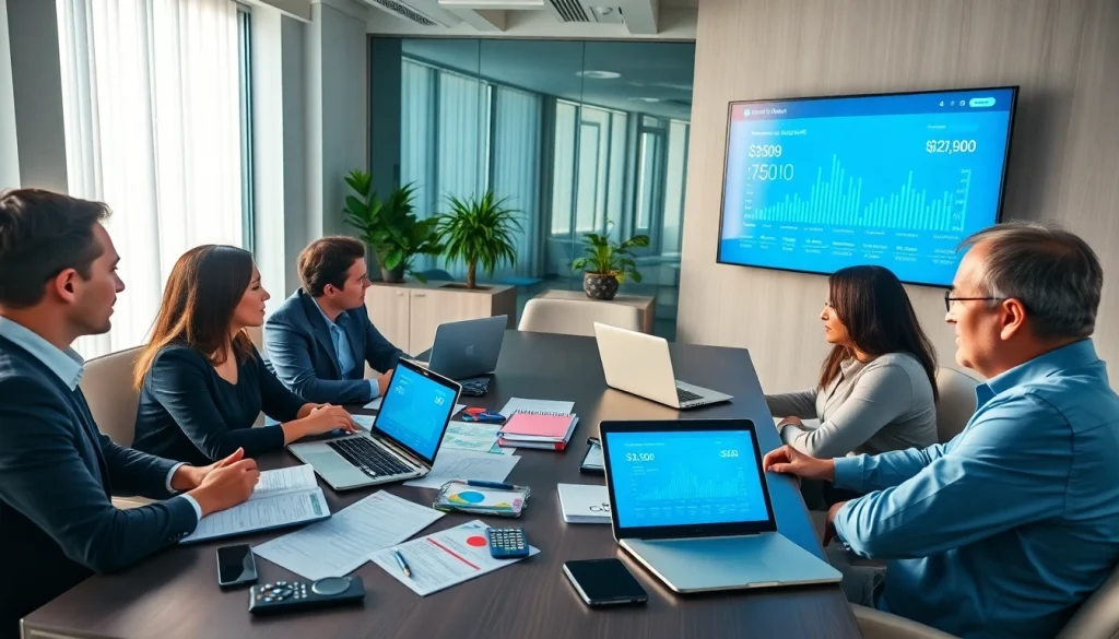 카드깡에 대한 전문가 상담이 진행 중인 사무실 장면