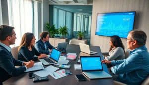 카드깡에 대한 전문가 상담이 진행 중인 사무실 장면