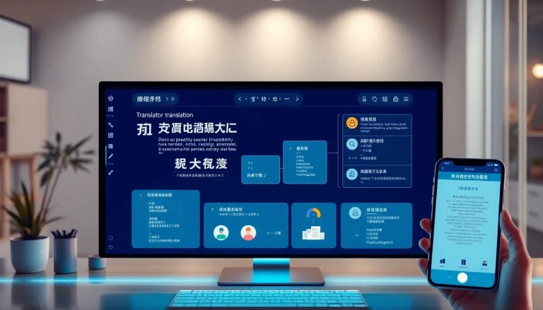 Seamless translation experience with 有道翻译下载 on desktop and mobile devices, showcasing AI features.