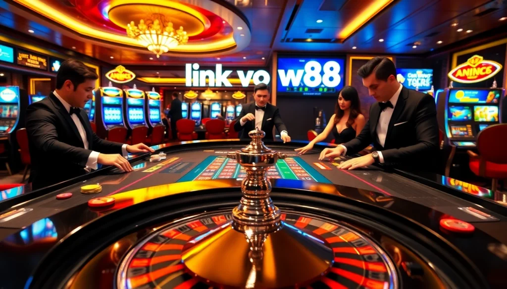 Experience the thrill of online gambling with link vao w88 as players engage in exciting casino games at W88.