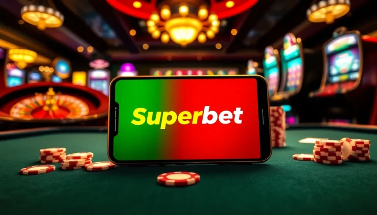 Experience the thrill of winning with Superbet Download at a luxurious casino.