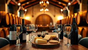 Engage with exclusive experiences through the Winery Membership, featuring a sophisticated tasting setting.