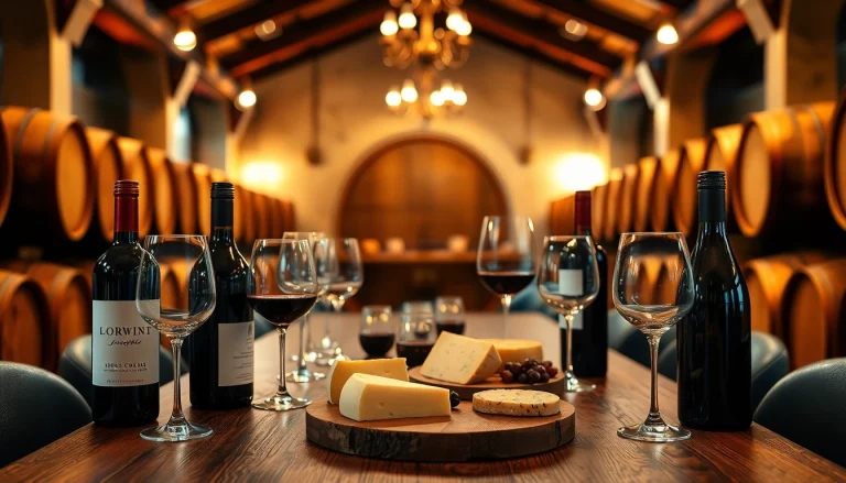 Engage with exclusive experiences through the Winery Membership, featuring a sophisticated tasting setting.