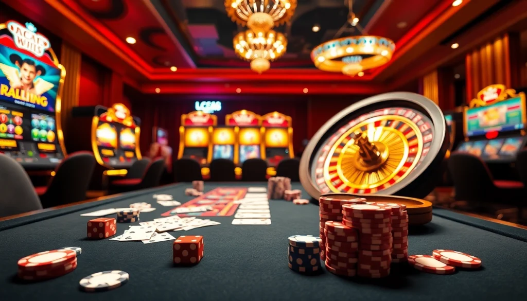 Experience the thrill of gaming at trang chủ lc88 with vibrant tables and exciting slot machines.