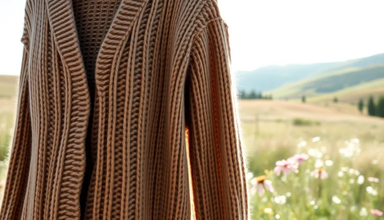 Explore sustainable fashion at https://www.ound-ound.com with intricately designed hand-knitted garments.