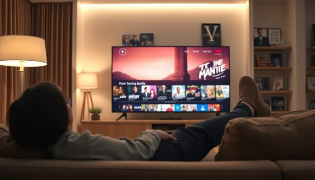 ชม เว็บดูหนังออนไลน์ฟรี 24 ชั่วโมง ผ่านหน้าจอใหญ่ในห้องนั่งเล่นอบอุ่น