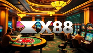 Engaging players at XX88's vibrant online casino with interactive gaming elements.