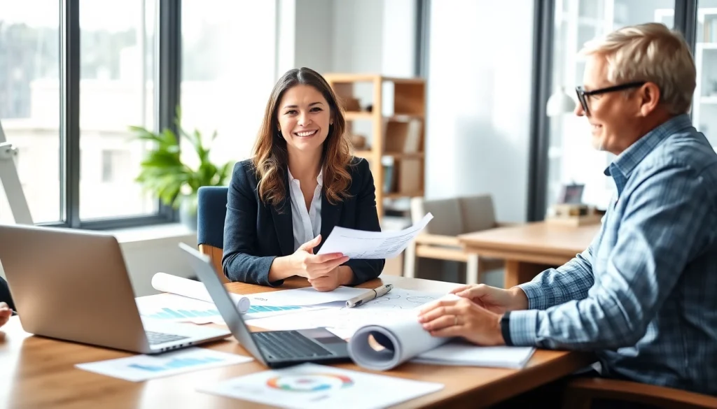 Biuro rachunkowe dla firmy budowlanej. Marzena Owczarzak pomaga klientom w profesjonalnym biurze.