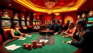 Players strategize at a high-stakes poker table, embodying the excitement of https://rr88.wales/ casino gaming.