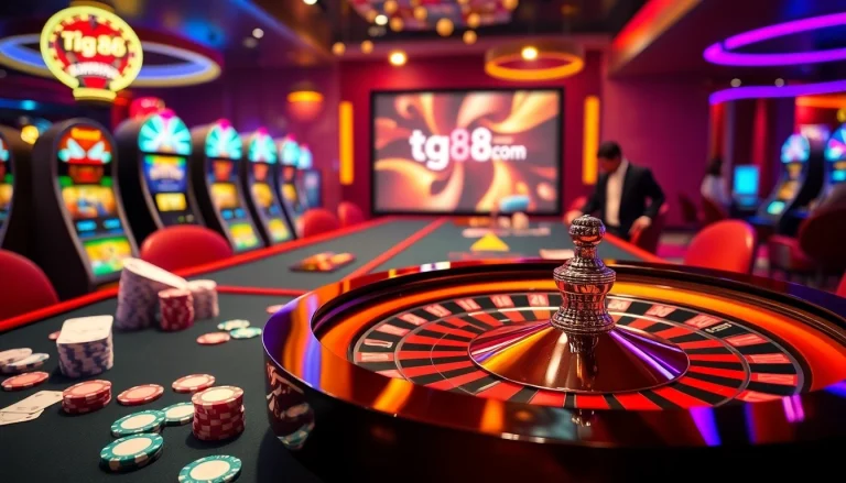 Experience the excitement of winning at tg88.com, a premier online casino with vibrant games.
