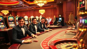 Experience the thrill of gambling with slot 365 seamlessly integrated in a vibrant casino environment.