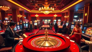 Experience the thrill of gaming at 79king com with vibrant casino tables and energetic players.