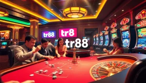 Experience the thrill of tr88 at a luxurious casino with dynamic gameplay and vibrant atmosphere.