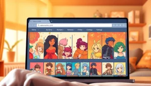 뉴토끼 웹툰 사이트를 탐색하는 사용자 모습, 다양한 장르의 만화를 소개합니다.