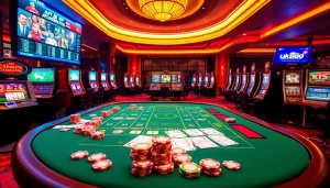 UK88 offers a thrilling sports betting experience with vibrant tables and exciting gameplay.