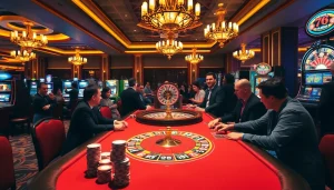 Experience a thrilling game night at go8 casino, with poker chips and roulette excitement.