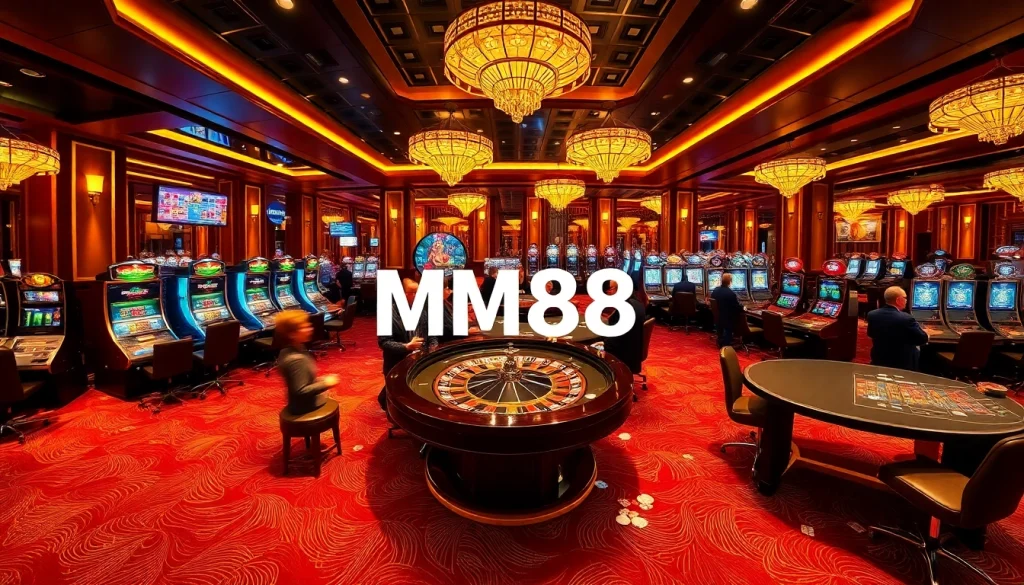 Experience the thrill of winning at MM88's vibrant casino, featuring roulette, poker, and exciting games.