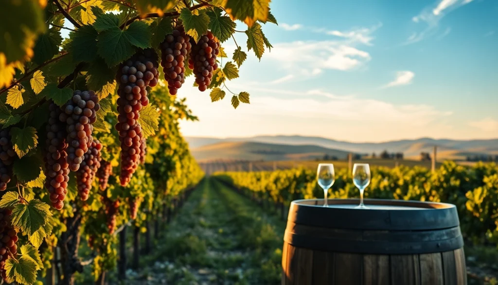 Enjoy tasting wines at Sacramento Wineries amidst picturesque vineyards and scenic views.