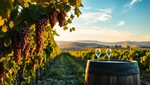 Enjoy tasting wines at Sacramento Wineries amidst picturesque vineyards and scenic views.