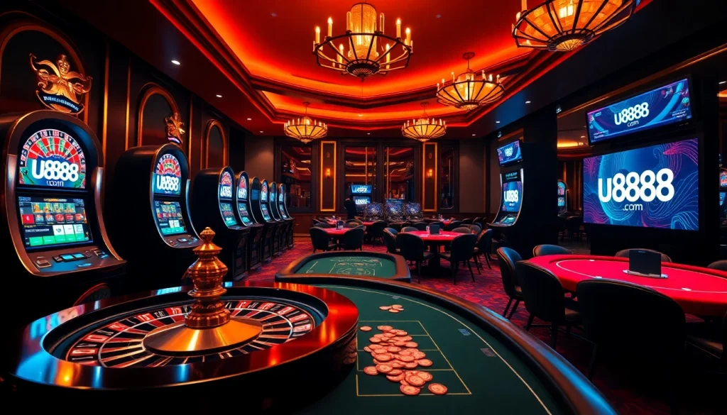 Experience the thrill of winning at u888 com with vibrant casino tables and dynamic games.