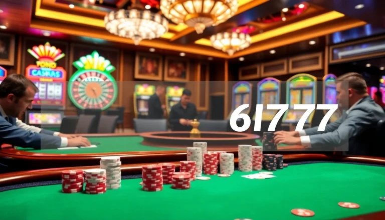 Experience high-stakes poker excitement and strategy at https://www.6l777.org/ with vibrant casino visuals.