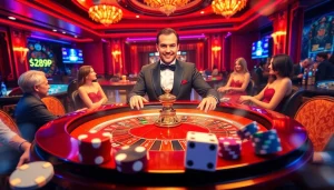 Experience the thrilling atmosphere of 789P with vibrant casino scenes and engaging players.