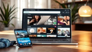 OnlyFans Search interface showcasing vibrant categories and intuitive design elements for creator discovery.