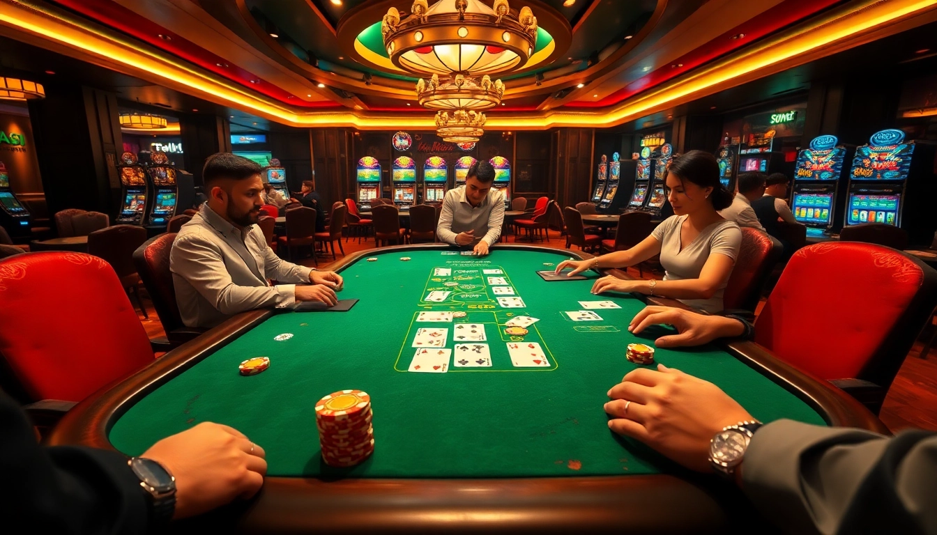 Engage with exciting games at https://rr88co.net/ featuring a luxurious poker table atmosphere.