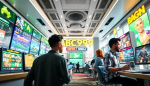 Exciting gaming experience on ABC999 online betting platform with vibrant interface and diverse games