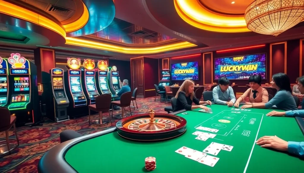 Engage with Luckywin as players enjoy the thrill of high-stakes casino gaming.