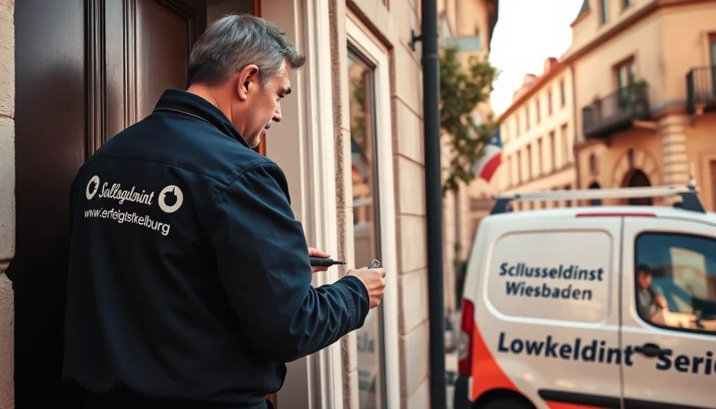 Schlüsseldienst in Wiesbaden, der während eines Notfalls zuverlässigen Service bietet – Schlüsselnotdienst Wiesbaden.