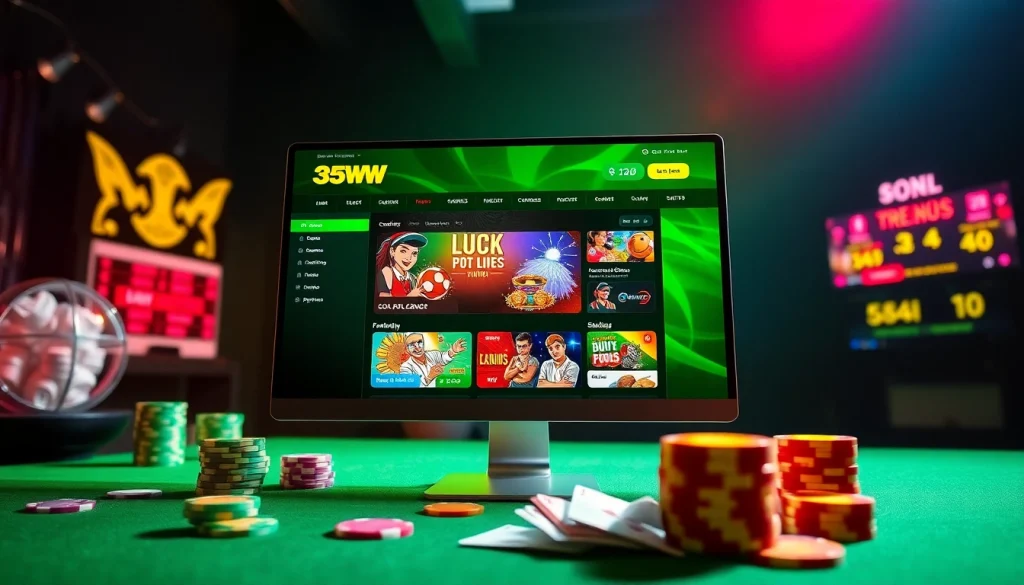 Exciting 5V5V online betting platform showcasing casino games and sports betting.