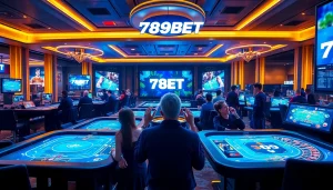 Experience thrilling gaming at 789bet online casino with exciting interfaces and vibrant atmosphere.