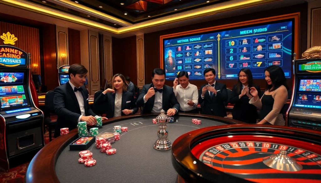 Experience the thrill of betting at https://bong88.casa/ with vibrant roulette wheels and professional dealers.