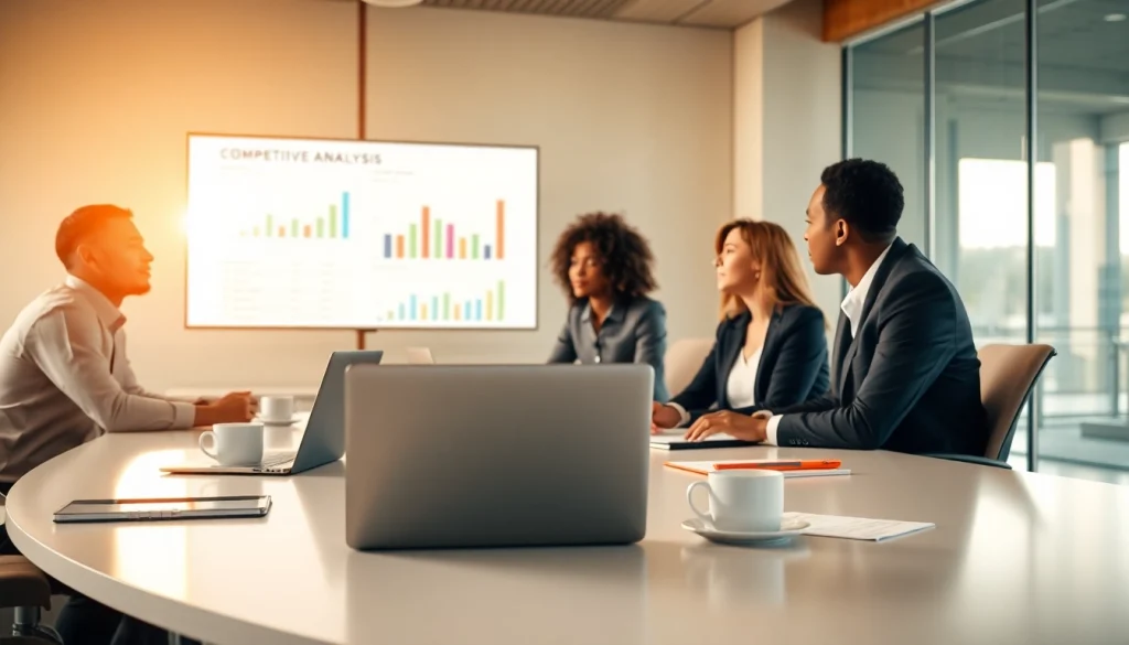 Find competitor customer list in a professional meeting discussing competitive market analysis.