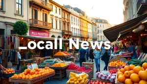 Discover lively market scene at https://www.thedailynewsonline.com to highlight community engagement.