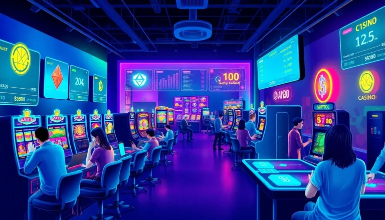 Experience the best crypto casinos with vibrant gaming scenes and engaging players.