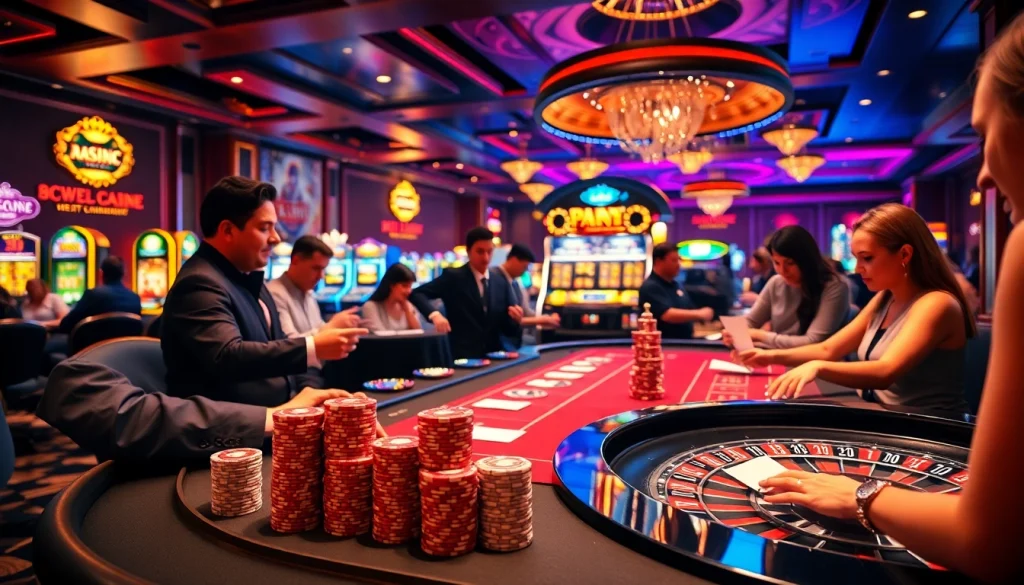S88vip poker players enjoying thrilling gameplay at a luxurious casino table.