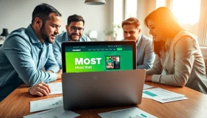 Mostbet xos geldin bonusu ilə strategiya müzakirəsi aparan komanda.