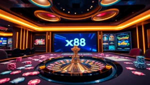 Experience the excitement of nhà cái x88 with vibrant casino games and thrilling betting action.