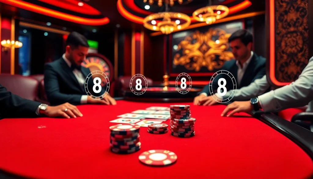 Engaged players highlight Quyền Riêng tư 888new in an elegant poker game setup.