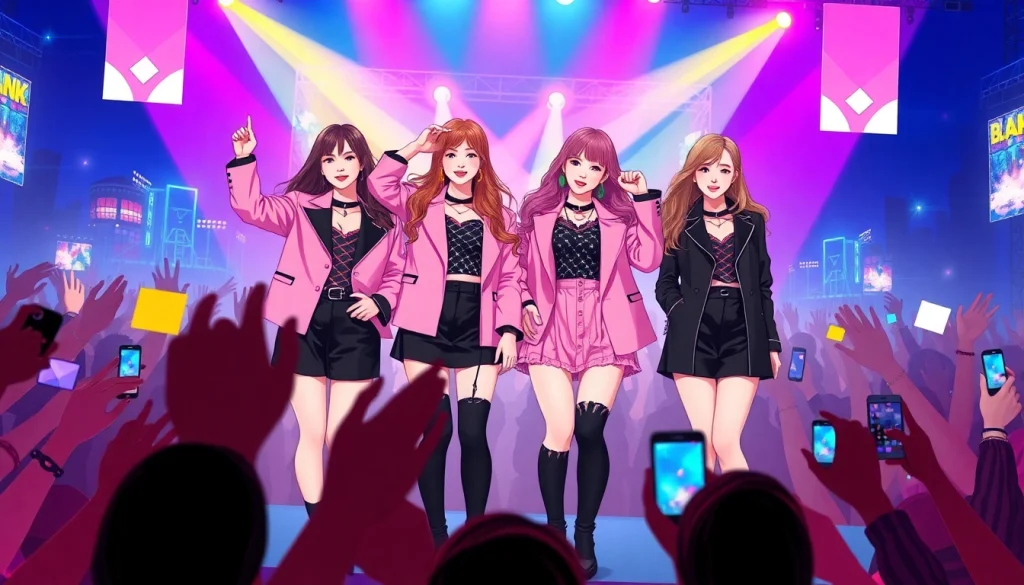 Catch the latest Blackpink news featuring energetic concert moments and performances on stage.