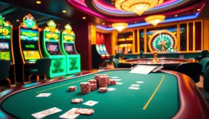 Enjoy an exciting gaming experience at Plus777 with premium casino tables and vibrant slot machines.