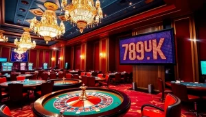 Experience thrilling casino action with 789K in winnings at a luxurious poker table.