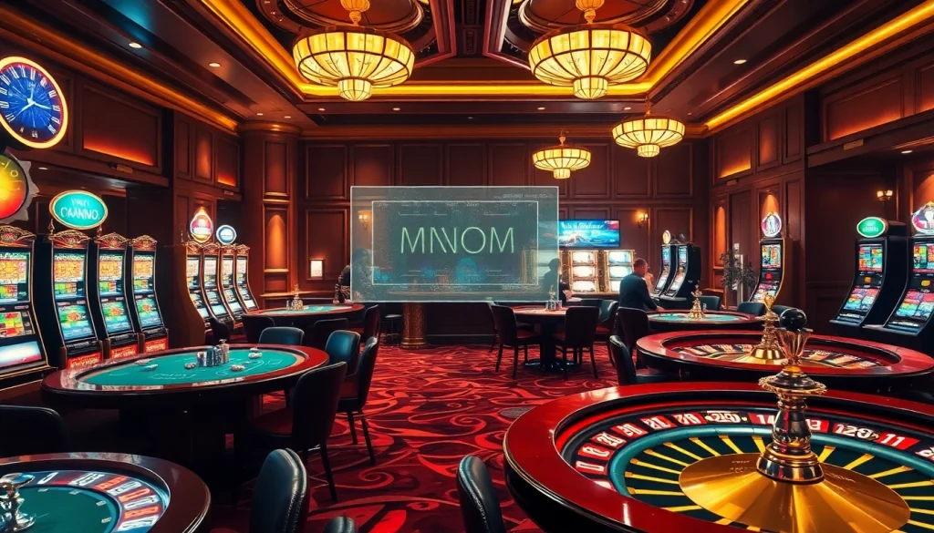 Experience the excitement of gambling with the luxury of truy cập mmoo, featuring elegant casino tables and high-stakes action.