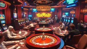 The hidden wiki reveals vibrant casino gameplay with poker tables, slot machines, and roulette excitement.