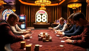 Experience the thrill of a high-stakes casino with exciting 88t elements in play.