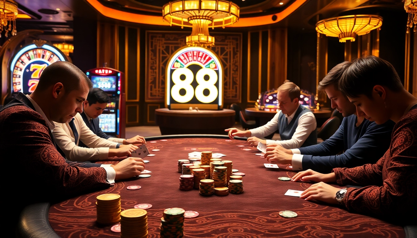 Experience the thrill of a high-stakes casino with exciting 88t elements in play.